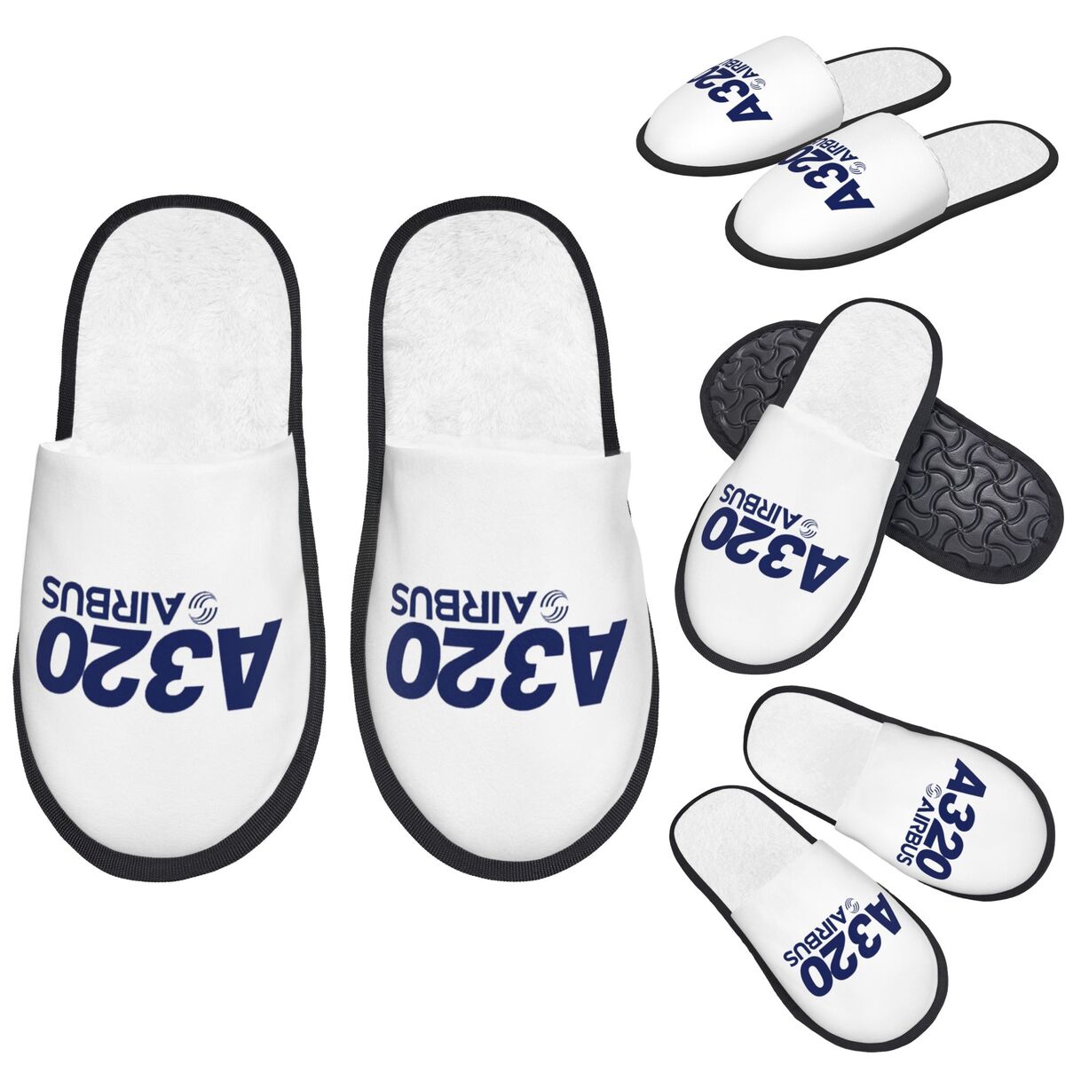 Women Shoes Logo - 맞춤형 에어버스 A320 로고 슬리퍼 메모리