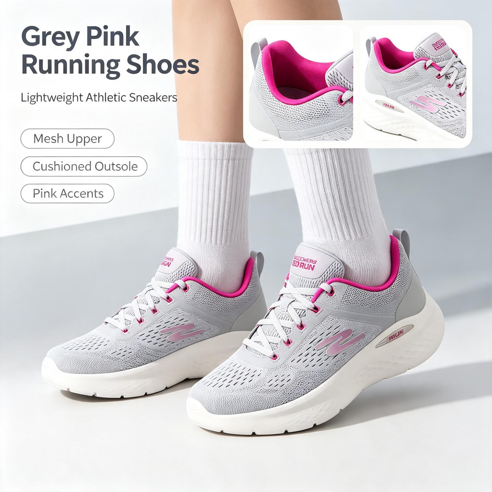Women'S Shoes New Balance - 스케쳐스 신상 여성용 러닝화 129423-GYPK 가벼운