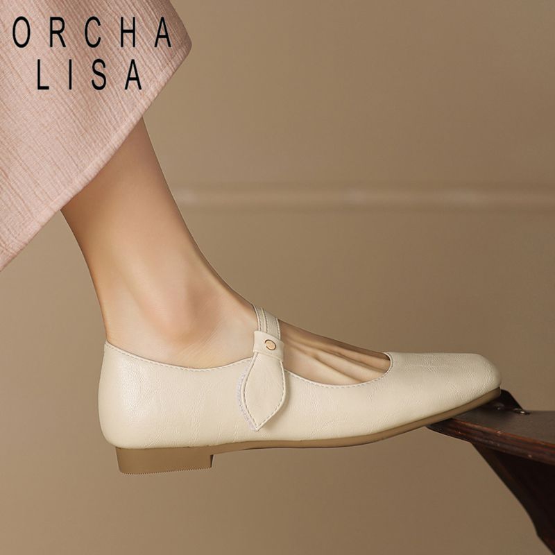 Women'S Shoes Extended Sizes - 오르차 리사 트렌디 여성 발레리나 플랫