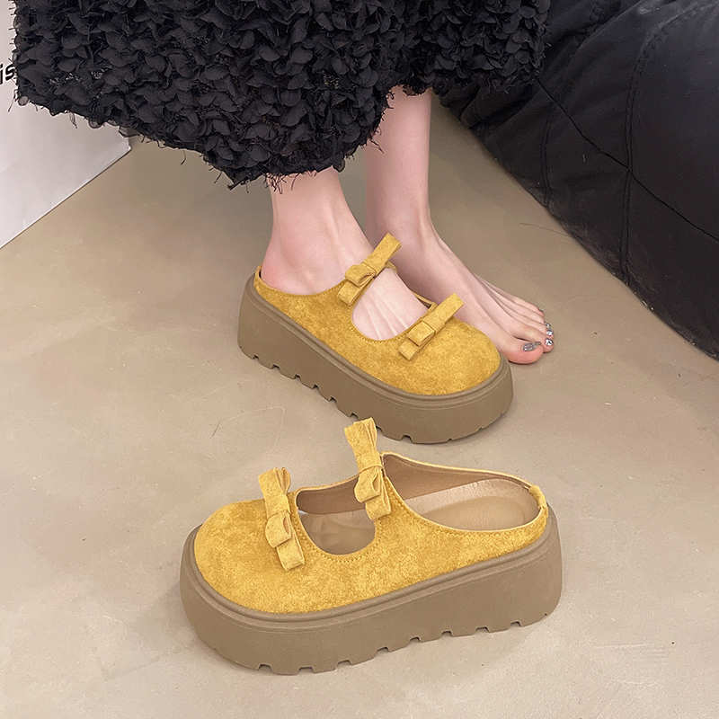 Women'S Shoes Hands Free - 벨벳 하이컷 플립플랍 슬리퍼 스케이트 슈즈
