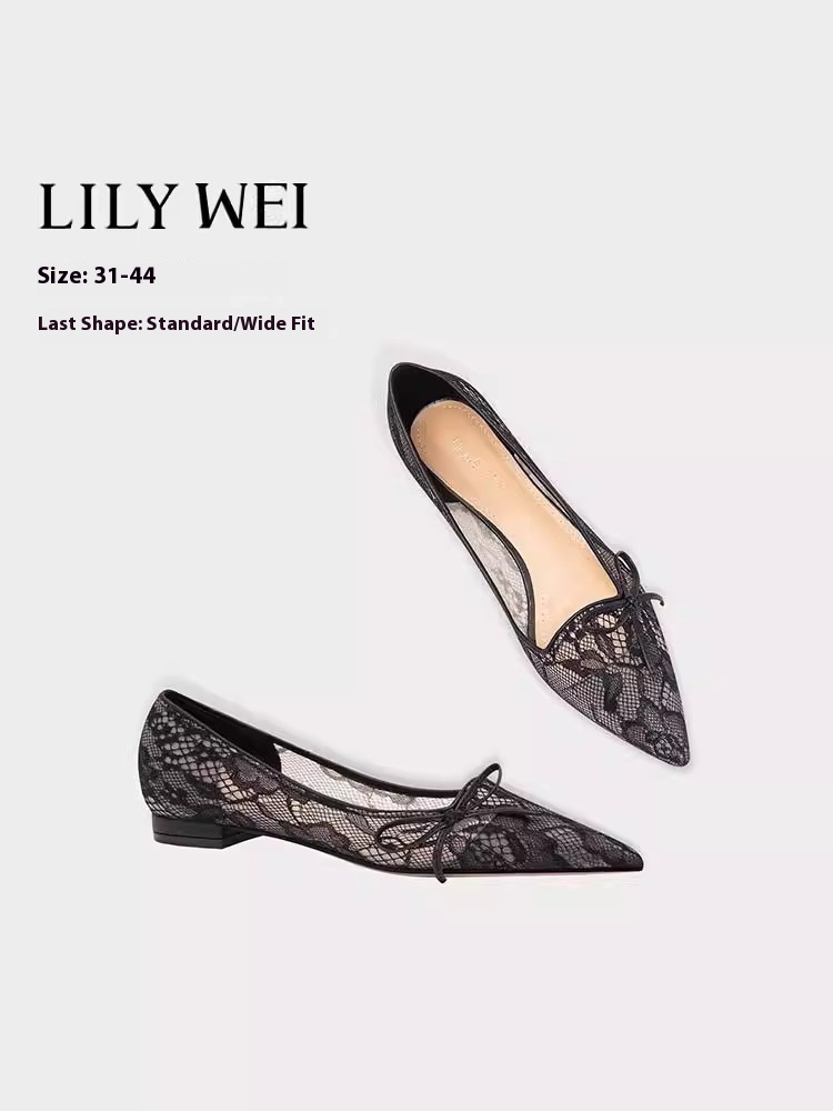 플랫 스틸레토 힐 봄 여름 신상 포인티드 토 얕은 레이 - Wide Fit Heels 리뷰 및 가격