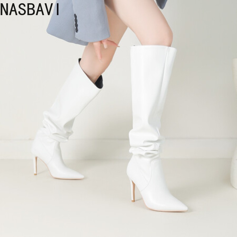 NASBAVI 블랙 포인티드 토 럭셔리 디자이너 여성  - Wide Fit Heels 리뷰 및 가격