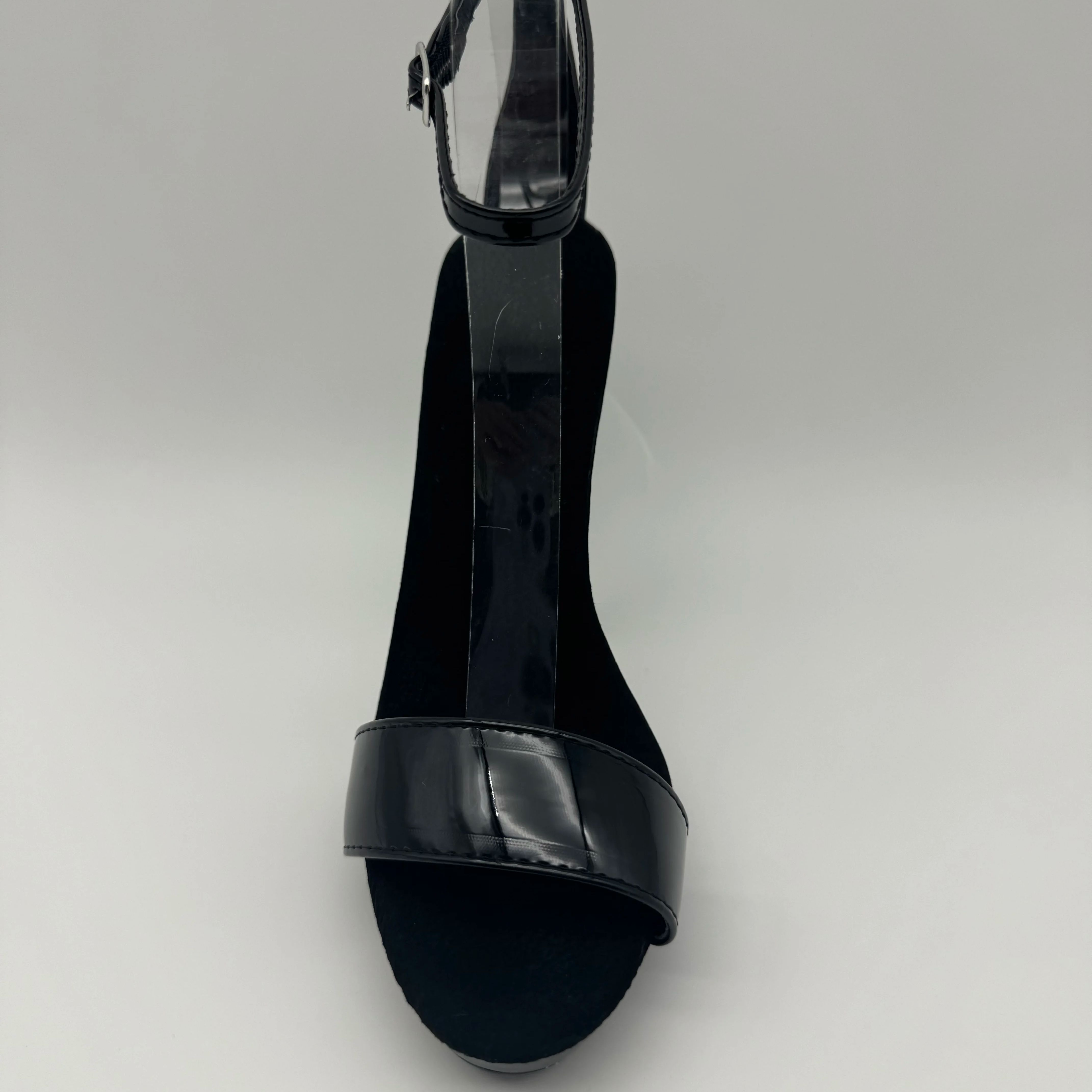 블랙 페이턴트 스틸레토 13cm - 와이드 스트랩 피프 - Wide Fit Heels 리뷰 및 가격