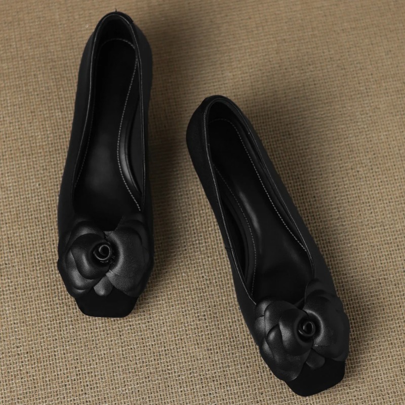 플러스 사이즈 34-41 여성용 양가죽 믹스 컬러 패치 - Women Shoes With Heels 리뷰 및 가격