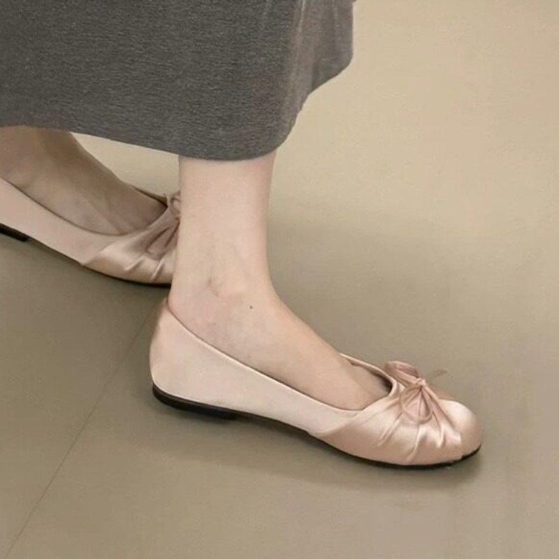 2026년 신상 리본 장식 새틴 얕은 굽 싱글 슈즈 여 - Women Shoes With Heels 리뷰 및 가격