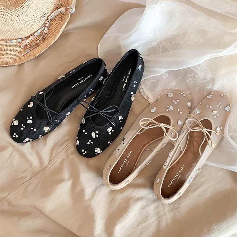 여름 우아한 여성용 반짝이는 라인스톤 리본 메쉬 블록  - Women Shoes With Heels 리뷰 및 가격