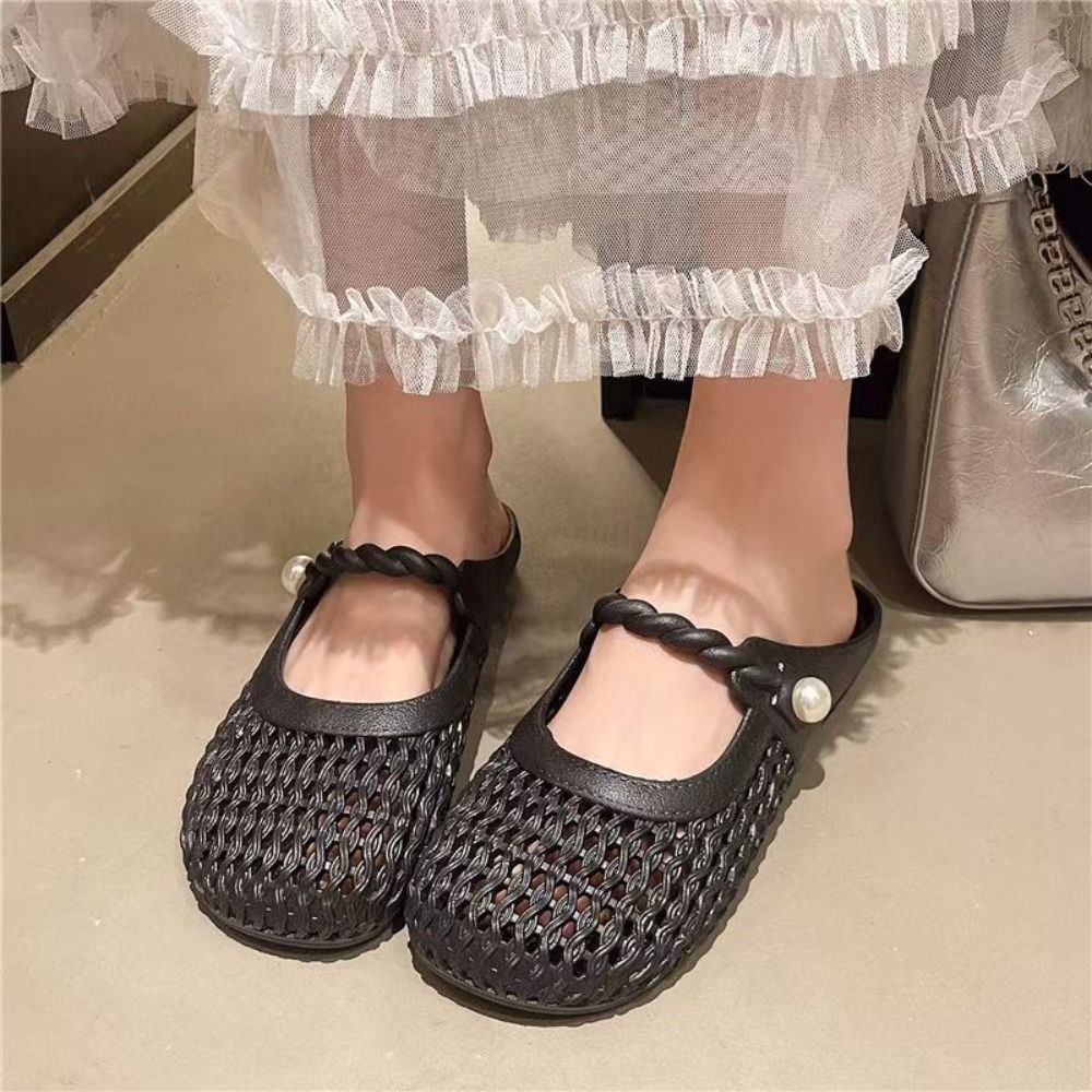 통기성 좋은 바오토우 하프 슬리퍼, 속이 비어있는 올매 - Women'S Shoes Hands Free 리뷰 및 가격