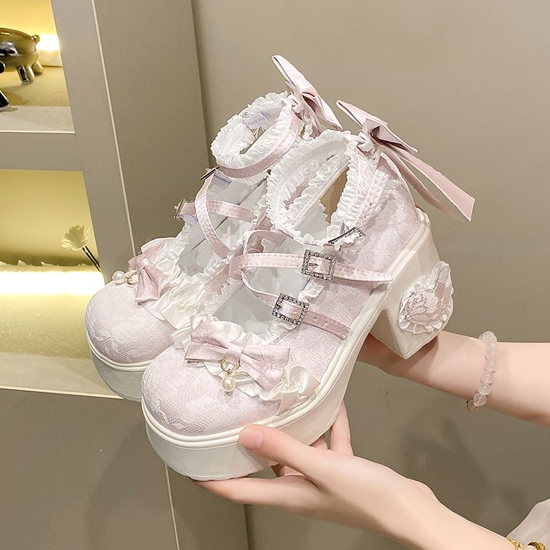가을 컬렉션 메리 제인 로리타 스쿨 슈즈 여성 플랫폼  - Women'S Shoes Back To School 리뷰 및 가격