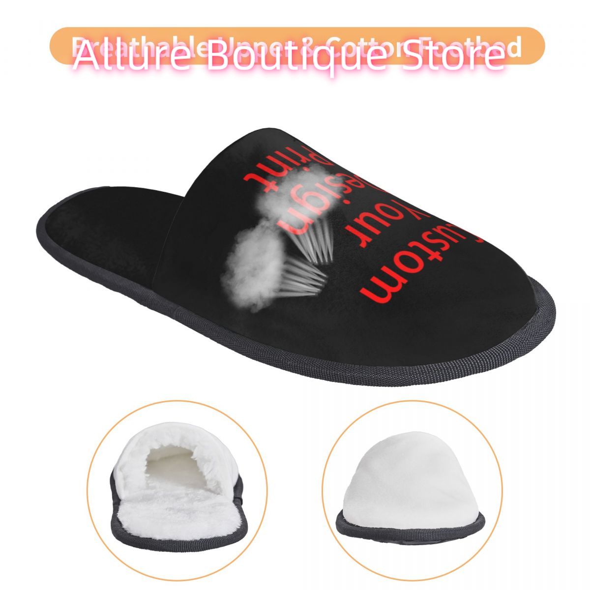 호텔 여성용 맞춤 디자인 게스트 슬리퍼, 맞춤 프린트, - Women Shoes Logo 리뷰 및 가격