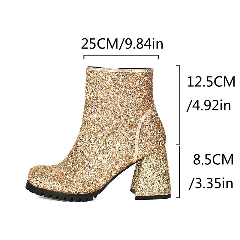 오르차리사 디자이너 스파클 여성 앵클 풋웨어 라운드 토 - Women'S Shoes Extended Sizes 리뷰 및 가격