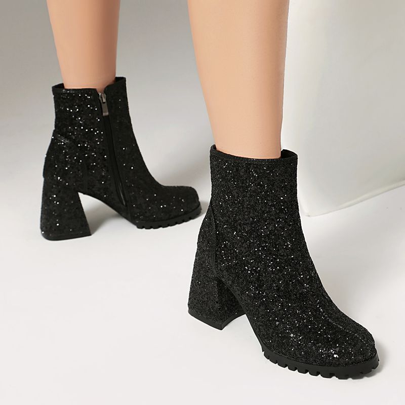 오르차리사 디자이너 스파클 여성 앵클 풋웨어 라운드 토 - Women'S Shoes Extended Sizes 리뷰 및 가격