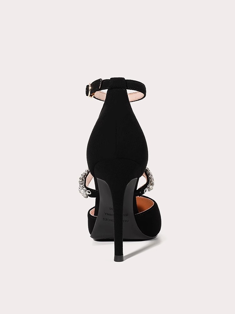 낮은 굽 얇은 굽 하이힐 웨딩 슈즈 여름 신상 뾰족 레 - Wide Fit Heels 리뷰 및 가격