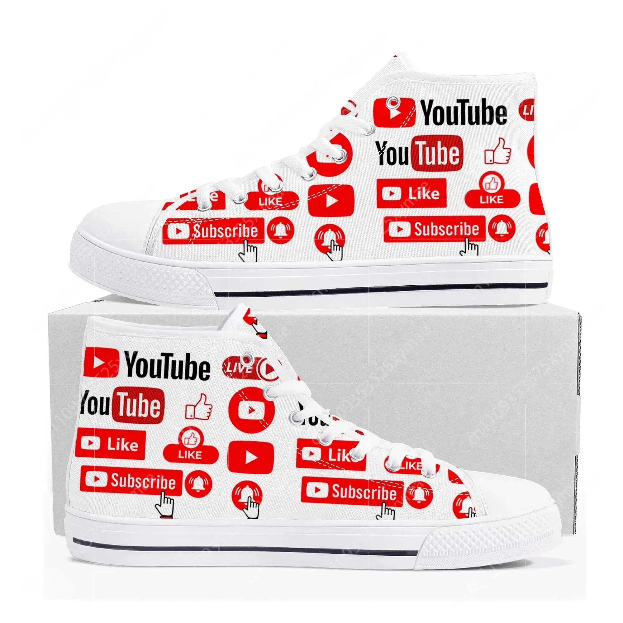 유튜브 로고 디자인 하이탑 고품질 스니커즈 남성 여성  - Women Shoes Logo 리뷰 및 가격