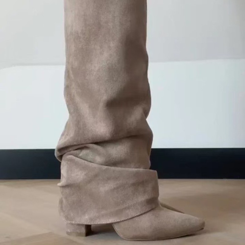 2026 새로운 여성용 니하이 부츠 메탈 버클 포인티드 - Knee High Boots Women 리뷰 및 가격