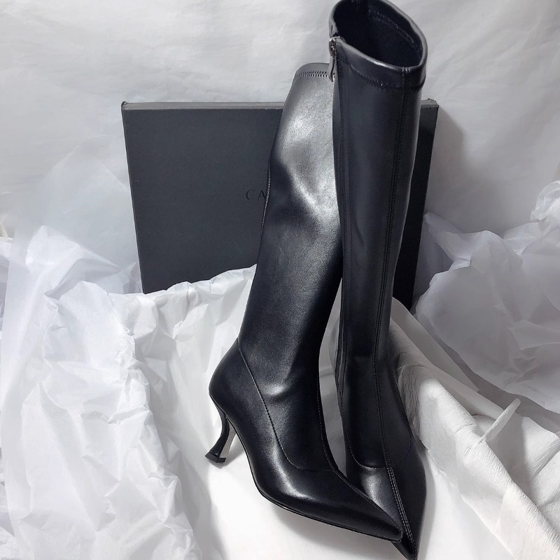 가을 신상 니하이 스틸레토 패션 부츠 여성용 뾰족코 사 - Knee High Boots Women 리뷰 및 가격